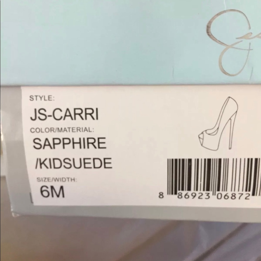 Brand new Jessica Simpson sapphire blue